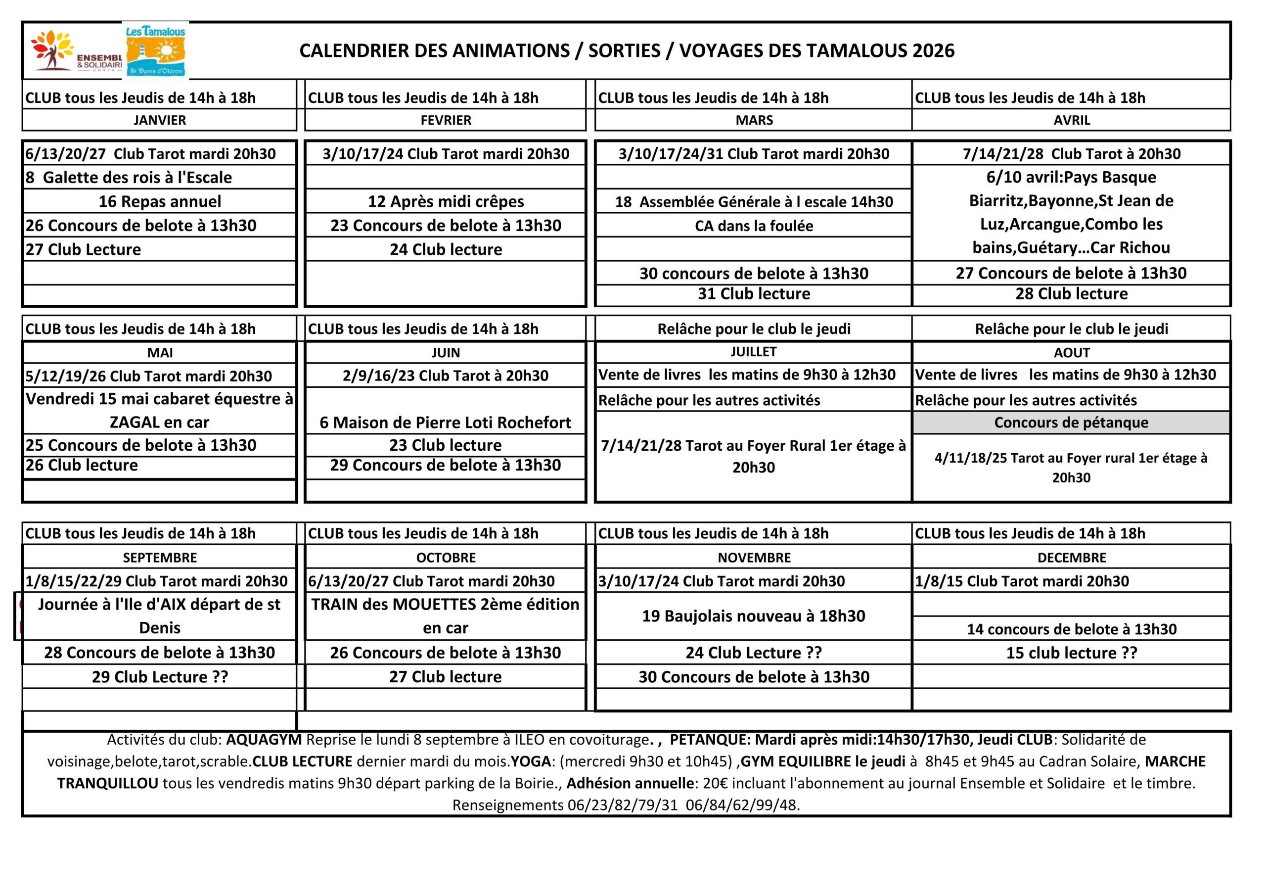Calendrier Annuel 2026 mars 2026_01